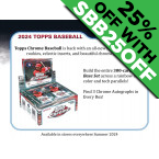 2024 Topps Chrome Baseball Mixer (Choose Team - 4-box break #1) Baseball